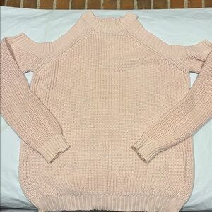 EUC Sz M Forever 21 Off-the-Shoulder Sweater - Light Pink